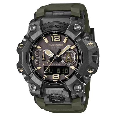 Casio G-Shock Mudmaster Carbon Triple Sensor Classic Green GWG-B1000-1A3ER
