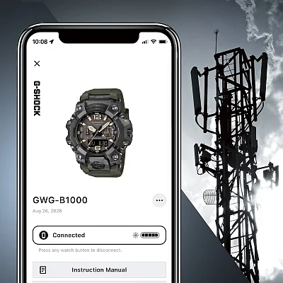 Casio G-Shock Mudmaster Carbon Triple Sensor Classic Green GWG-B1000-1A3ER