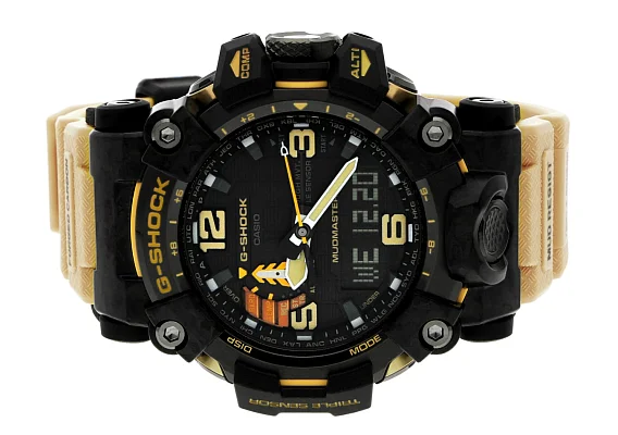 Casio G-Shock Mudmaster Carbon Triple Sensor Desert Sand GWG-2000-1A5ER