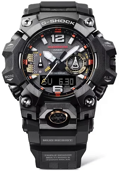 Casio G-Shock Mudmaster Carbon Triple Sensor Emergency Rescue Special Edition GWG-B1000EC-1AER