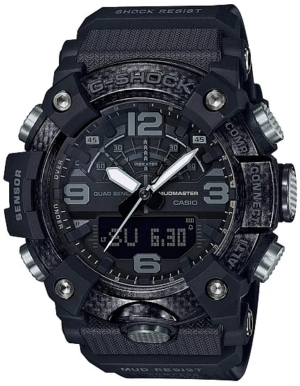 Casio G-Shock Mudmaster Quad Sensor Bluetooth Blackout Special Edition GG-B100-1BER