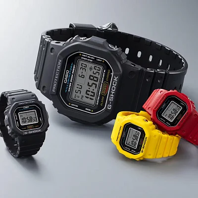 Casio G-Shock Nano Yellow Ring Watch DWN-5600-9ER