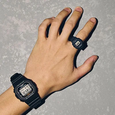 Casio G-Shock Nano Red Ring Watch DWN-5600-4ER