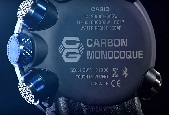 Casio G-Shock Professional GWR The First Carbon Monocoque Bluetooth GWR-B1000-1AER