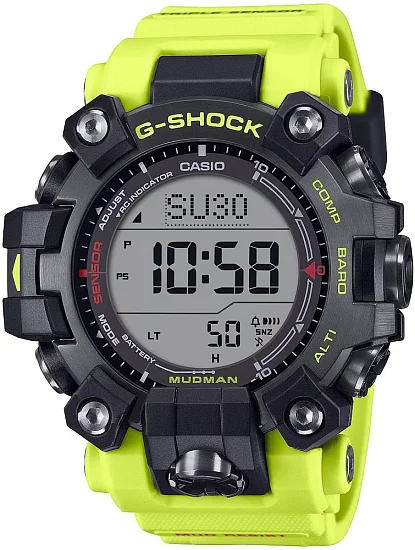 Casio G-Shock Professional Mudman Solar Wave-Ceptor Signal Yellow-Black GW-9500MRY-1A9ER