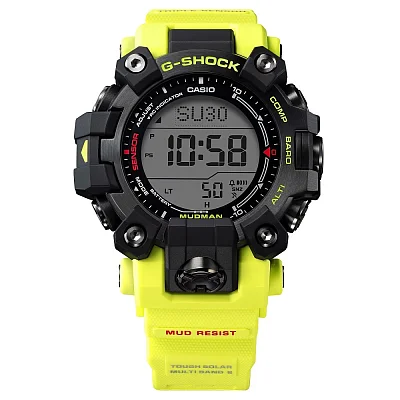 Casio G-Shock Professional Mudman Solar Wave-Ceptor Signal Yellow-Black GW-9500MRY-1A9ER