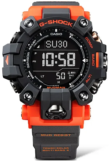 Casio G-Shock Professional Mudman Solar Wave-Ceptor Red-Black GW-9500-1A4ER