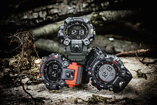 Casio G-Shock Professional Mudman Solar Wave-Ceptor Red-Black GW-9500-1A4ER