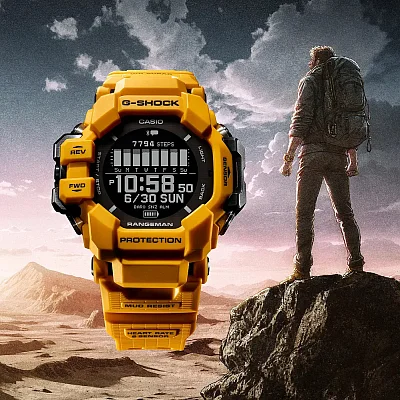 Casio G-Shock Professional Rangeman Digital GPS HR Bluetooth Steptracker Solar GPR-H1000-9ER