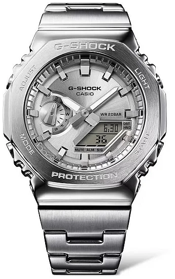 Casio G-Shock Steel Analog-Digital Metal-Covered GM-2110D-7AER