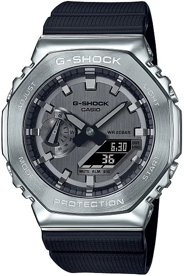 Casio G-Shock Steel Analog-Digital Metal-Covered GM-2100-1AER