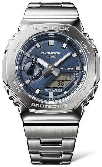 Casio G-Shock Steel Analog-Digital Metal-Covered GM-2110D-2BER