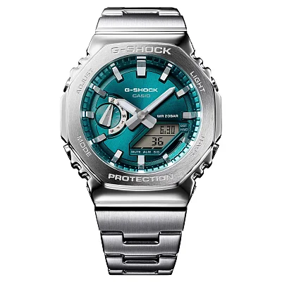 Casio G-Shock Steel Analog-Digital Metal-Covered GM-2110D-3A1ER
