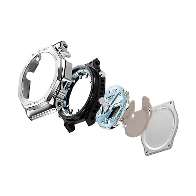 Casio G-Shock Steel Analog-Digital Metal-Covered GM-2110D-3AER
