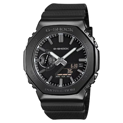 Casio G-Shock Steel Analog-Digital Metal-Covered Luxe Black GM-2100LXB-1AER