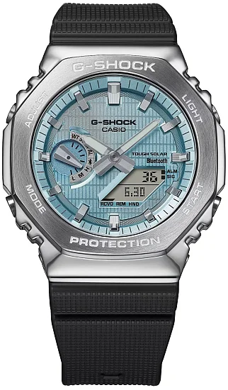Casio G-Shock Steel Bluetooth Solar Ice Blue GBM-2100A-1A2ER