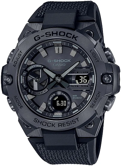 Casio G-Shock Steel Bluetooth Solar Slim Blackout GST-B400BB-1AER