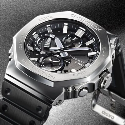 Casio G-Shock Steel Full Metal Analog Chronograph Bluetooth GMC-B2100Y-1AER