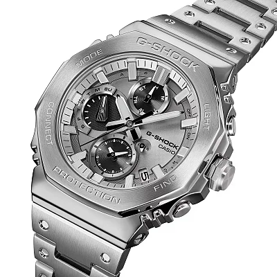 Casio G-Shock Steel Full Metal Analog Chronograph Bluetooth Panda GMC-B2100ADS-1AER