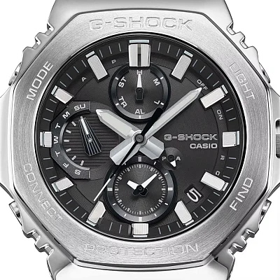 Casio G-Shock Steel Full Metal Analog Chronograph Bluetooth GMC-B2100Y-1AER