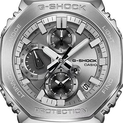 Casio G-Shock Steel Full Metal Analog Chronograph Bluetooth Panda GMC-B2100ADS-1AER