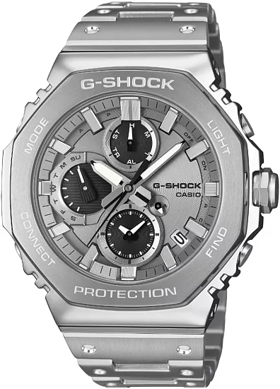 Casio G-Shock Steel Full Metal Analog Chronograph Bluetooth Panda GMC-B2100ADS-1AER