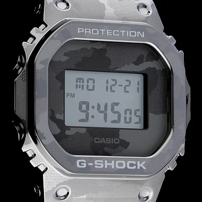 Casio G-Shock Steel Metal-Covered Skeleton Camouflage GM-5600SCM-1ER