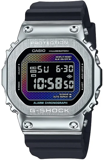 Casio G-Shock Steel Rainbow Brickwall Limited Edition GM-5600RW-1ER