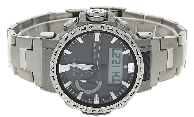 Casio ProTrek Pale Rosse Titanium PRW-60T-7AER