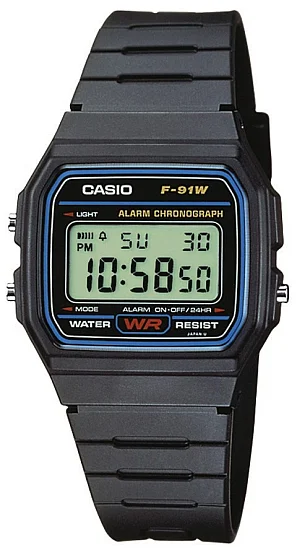 Casio Sport F-91W-1YEG