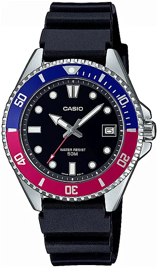 Casio Sport Diver 38mm Pepsi MDV-10-1A2VEF