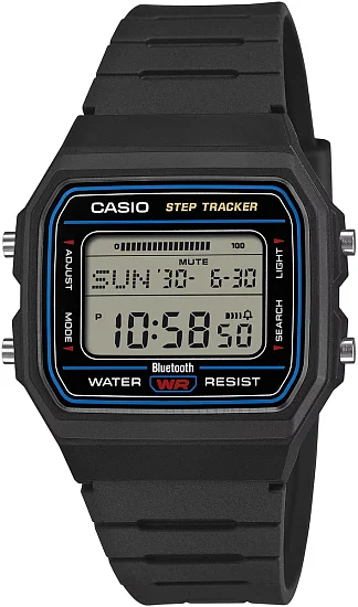 Casio F-100 Series Sport Steptracker Bluetooth Smartphone Link F-B100W-1AEF