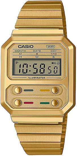 Casio Vintage Edgy A100WEG-9AEF-OUTLET