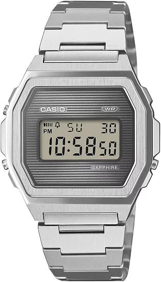 Casio Vintage ICONIC Steel Premium Sapphire A1000SP-7ER