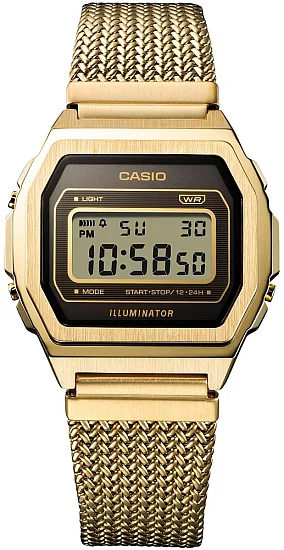 Casio Vintage ICONIC Steel Mesh A1000MGA-5EF