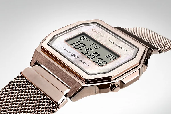 Casio Vintage ICONIC Steel Mesh A1000MCG-9EF