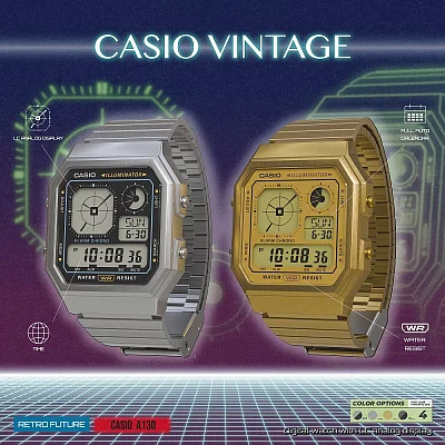 Casio Vintage Maxi A130WE-7AEF