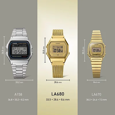 Casio Vintage Midi Mesh LA680WEMG-9AEF