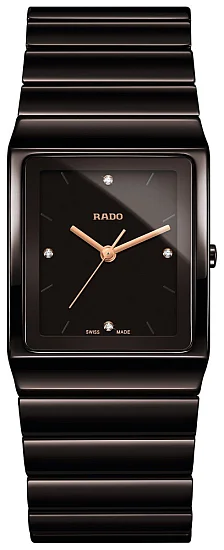 Rado Ceramica Gent Diamonds Quartz L Brown R21993702