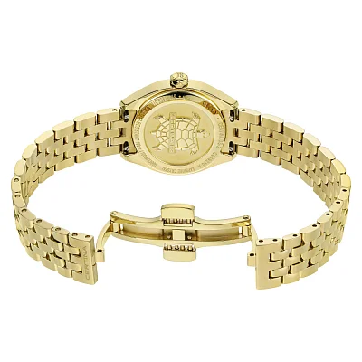 Certina DS-2 Lady Mini Quartz Diamonds Yellow Gold PVD C049.210.33.116.00