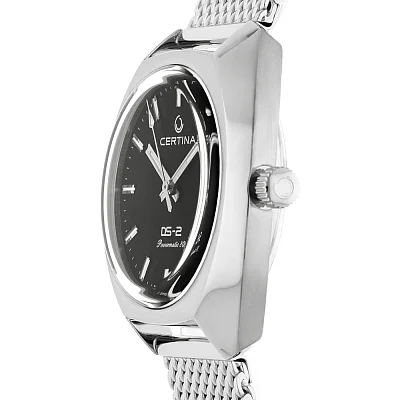 Certina DS-2 Powermatic 80 Black Dial Mesh C024.407.11.051.00