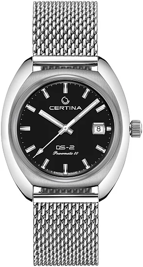 Certina DS-2 Powermatic 80 Black Dial Mesh C0244071105100