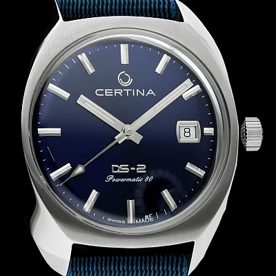 Certina DS-2 Powermatic 80 Blue Dial C024.407.18.041.00