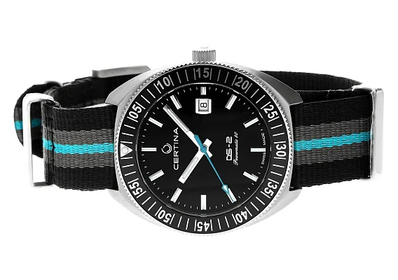 Certina DS-2 Turning Bezel Powermatic 80 Black Dial Titanium Sea Turtle Conservancy Special Edition C024.607.48.051.10