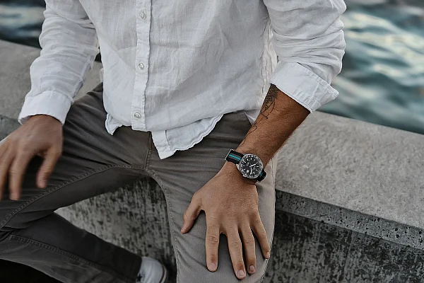 Certina DS-2 Turning Bezel Powermatic 80 Black Dial Titanium Sea Turtle Conservancy Special Edition C024.607.48.051.10