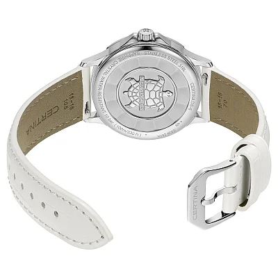 Certina DS-6 Lady White Pearl Dial White Strap Diamonds C039.251.16.116.00