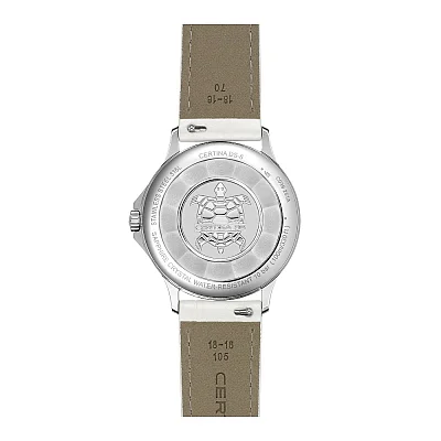 Certina DS-6 Lady White Pearl Dial White Strap Diamonds C039.251.16.116.00