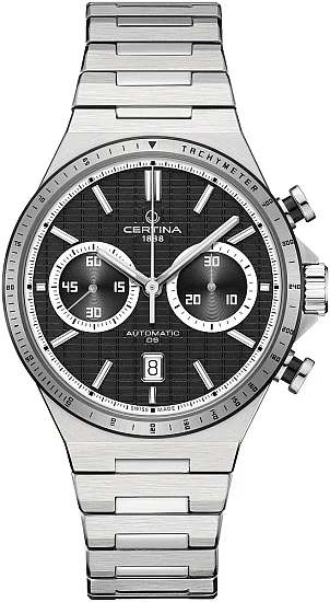 Certina DS-7 Chrono Automatic Valjoux Black Dial C0434272105100