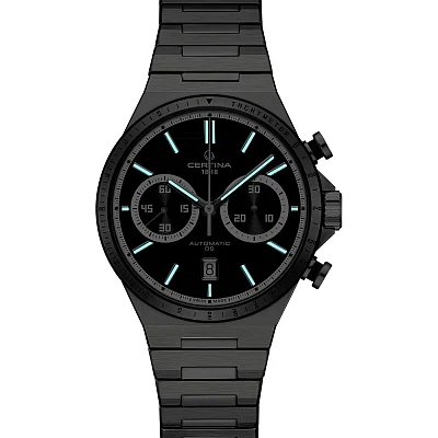Certina DS-7 Chrono Automatic Valjoux Black Dial C043.427.21.051.00