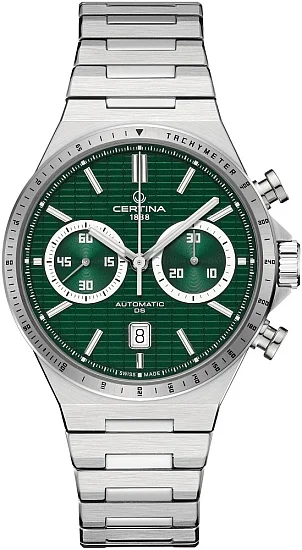 Certina DS-7 Chrono Automatic Valjoux Green Dial C0434271109100